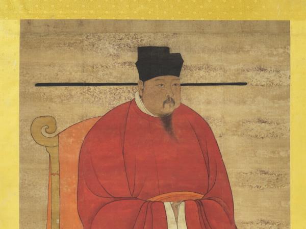 宋真宗坐像　軸