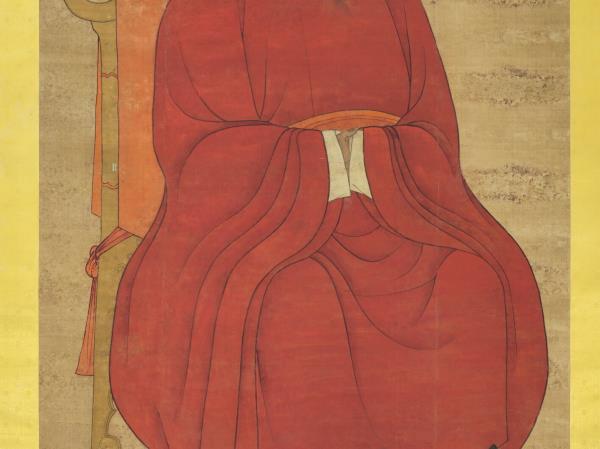 宋真宗坐像　軸