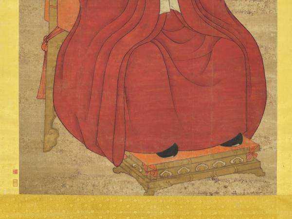 宋真宗坐像　軸