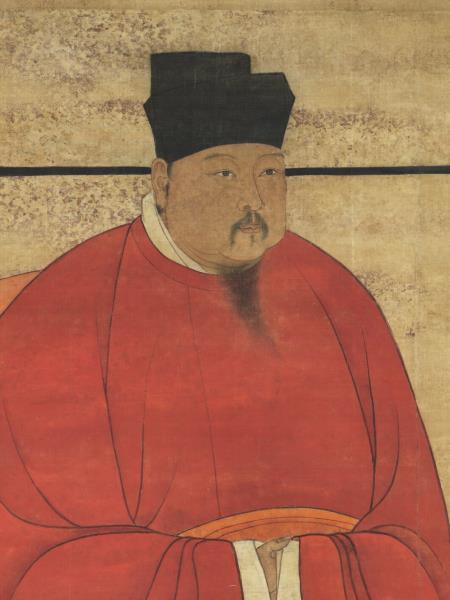 宋真宗坐像　軸