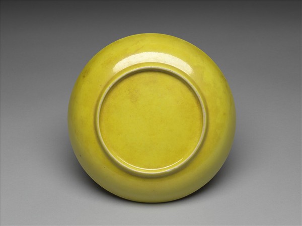 黃釉碟