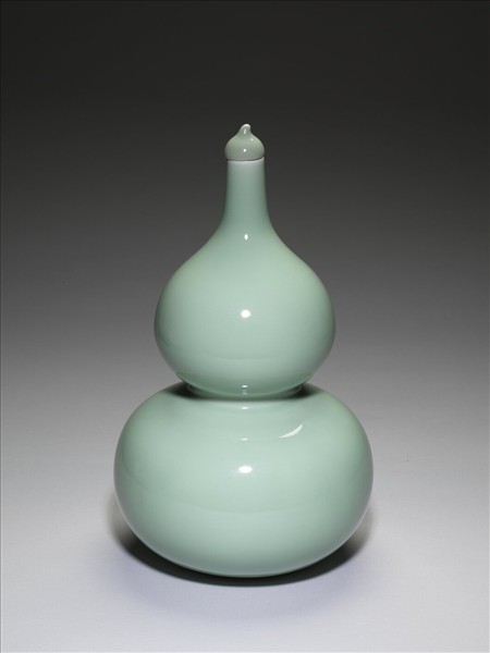 青瓷葫蘆式蓋罐