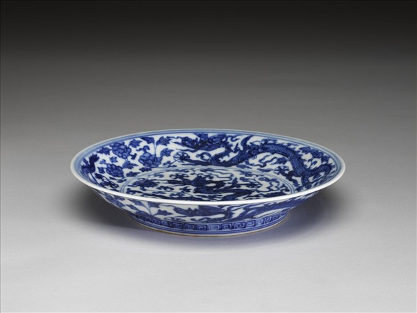 青花龍紋盤