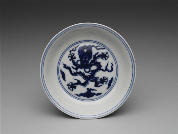 青花龍紋盤