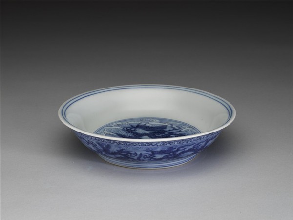 青花龍紋盤