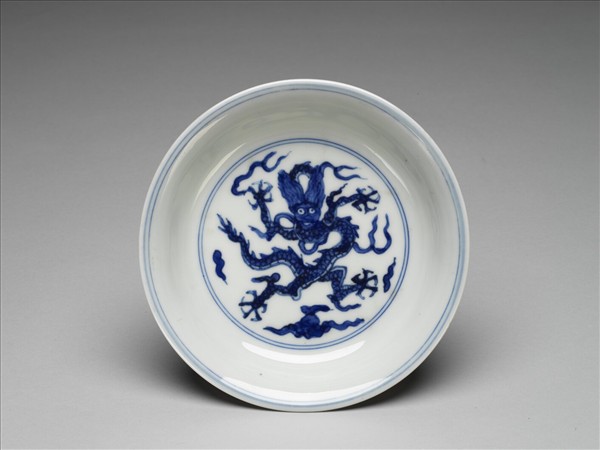 青花龍紋盤