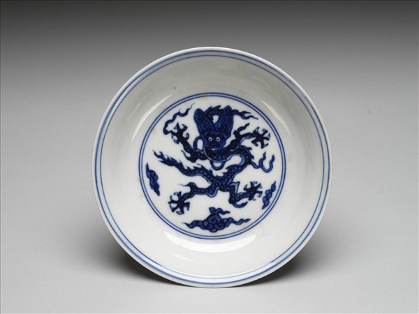 青花龍紋盤