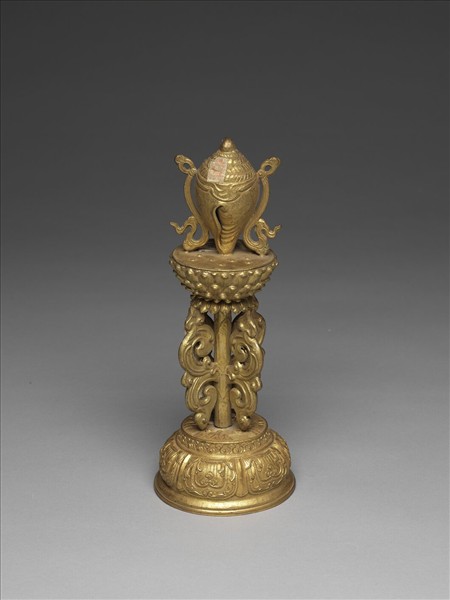 銅鍍金八寶（法螺）