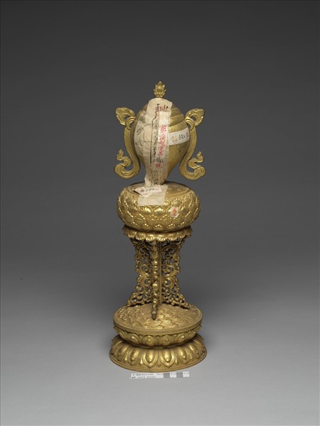 銅鍍金八寶（法螺）