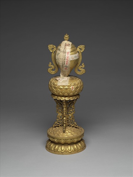 銅鍍金八寶（法螺）