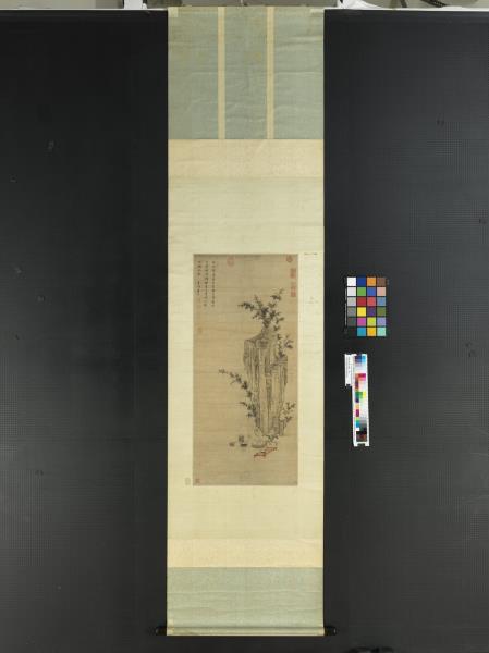 明唐寅煎茶圖　軸