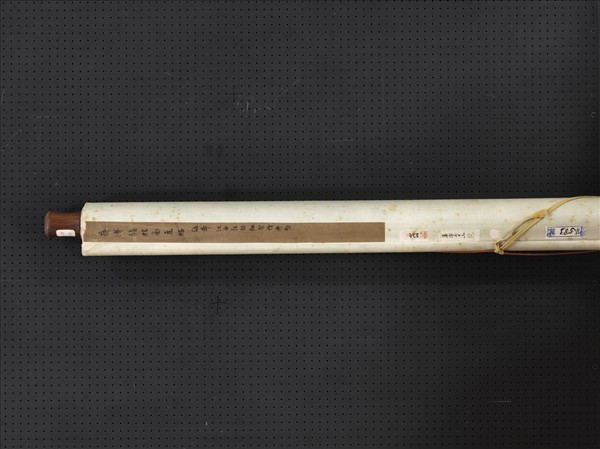 清蔣溥桂花雙兔　軸