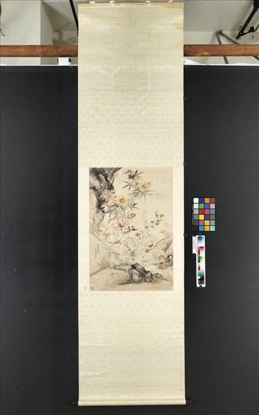 清蔣溥秋英凝瑞　軸