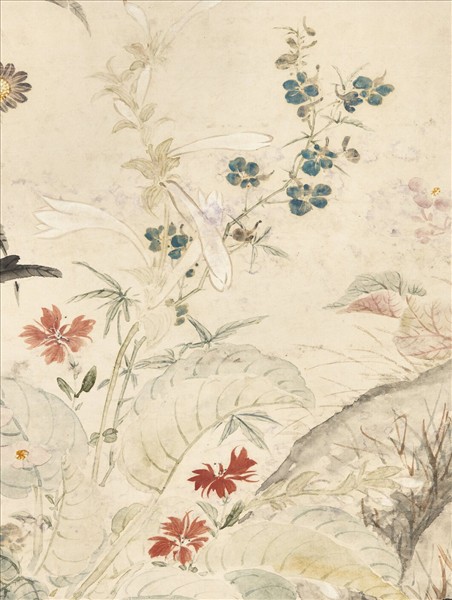 清蔣溥秋英凝瑞　軸