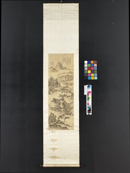 清董邦達清舒山館　軸