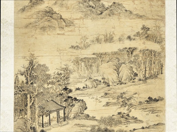 清董邦達清舒山館　軸