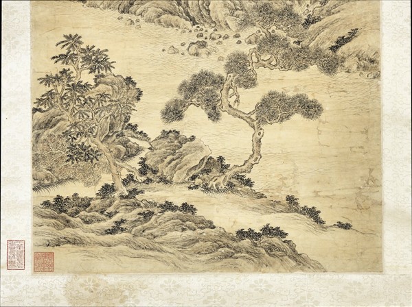 清董邦達清舒山館　軸