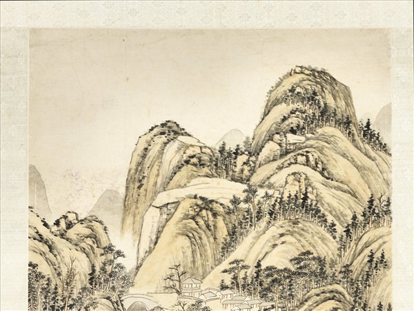 清弘旿幽壑鳴泉　軸