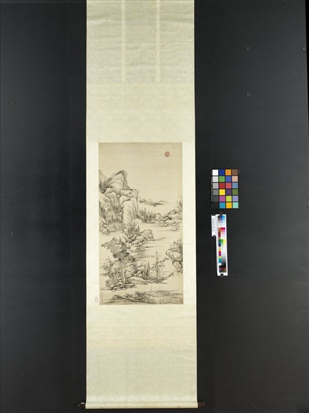 清錢維城漁汀秋霽　軸