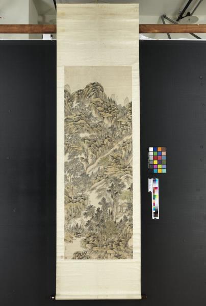 清關槐叢山古剎　軸