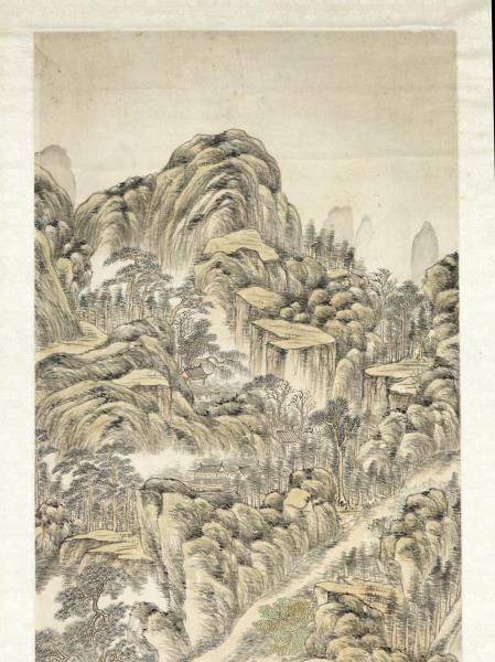 清關槐叢山古剎　軸