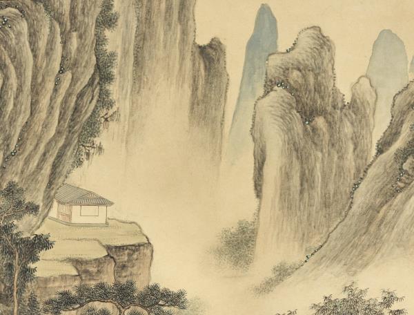 清永瑢竹溪銷夏　軸