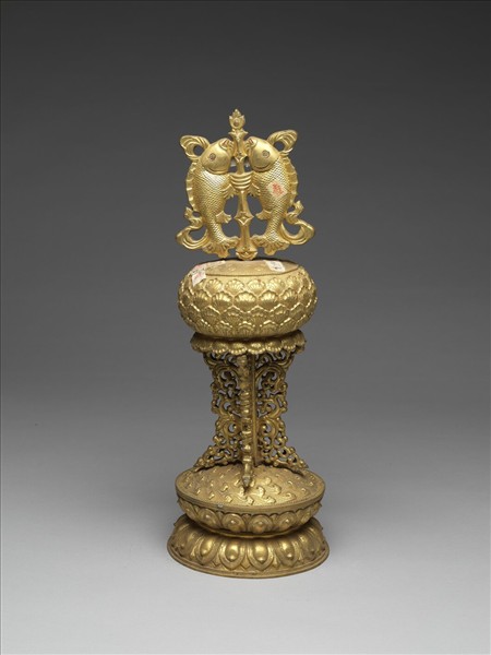 銅鍍金八寶（魚寶）