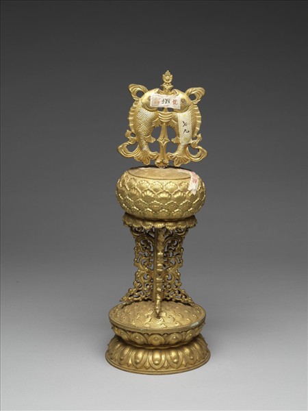 銅鍍金八寶（魚寶）