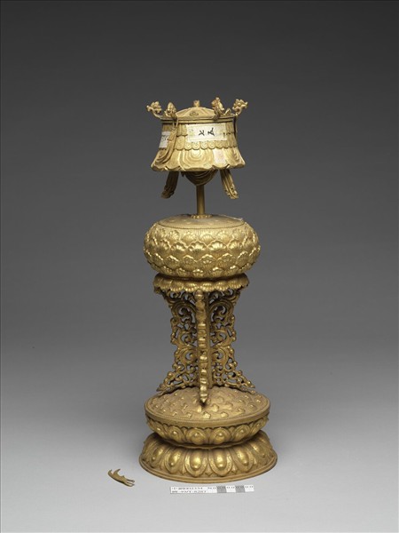 銅鍍金八寶（華蓋）