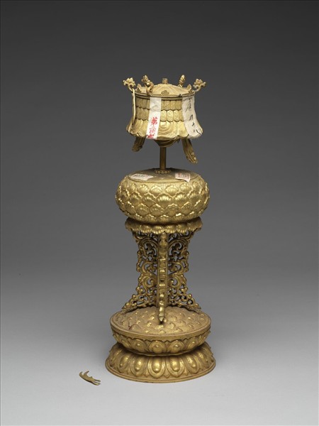 銅鍍金八寶（華蓋）