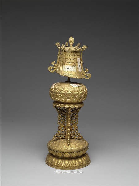 銅鍍金八寶（寶傘）