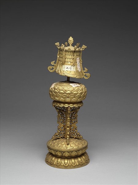 銅鍍金八寶（寶傘）