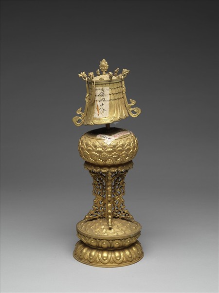 銅鍍金八寶（寶傘）