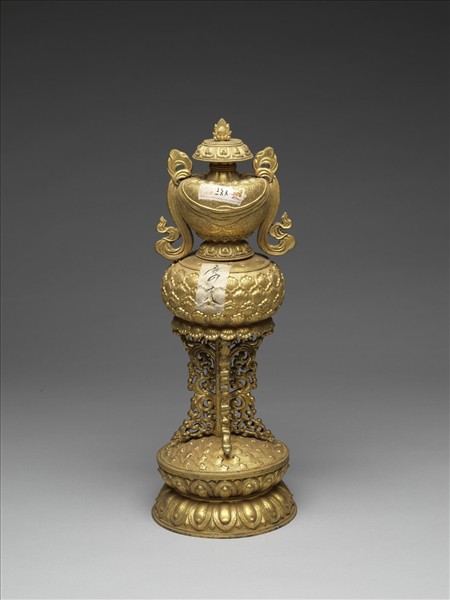 銅鍍金八寶（寶瓶）