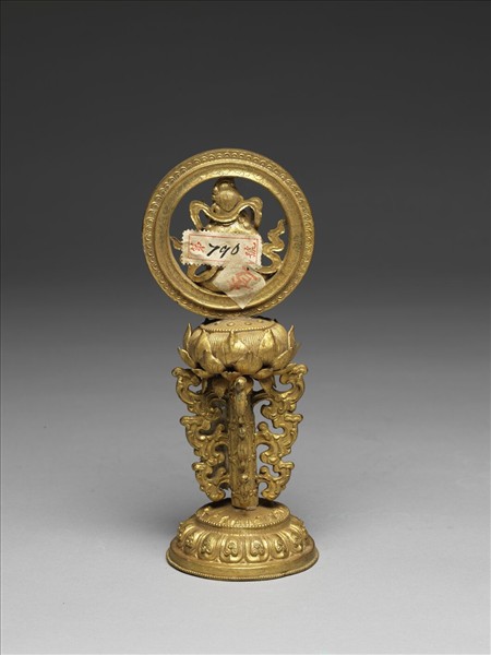 銅鍍金七政寶（財臣）