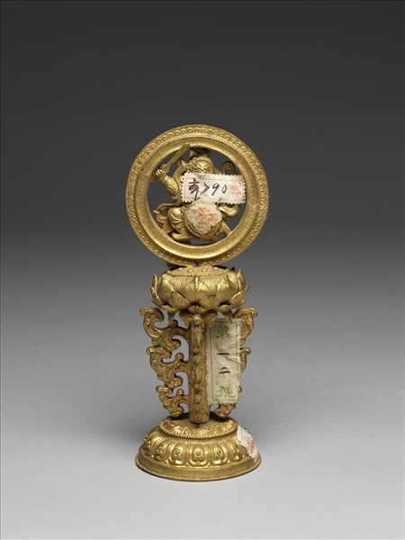 銅鍍金七政寶（武將）