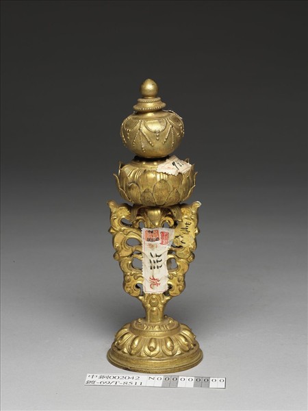 銅鍍金八寶（寶瓶）