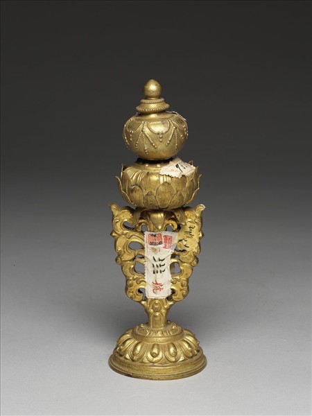 銅鍍金八寶（寶瓶）