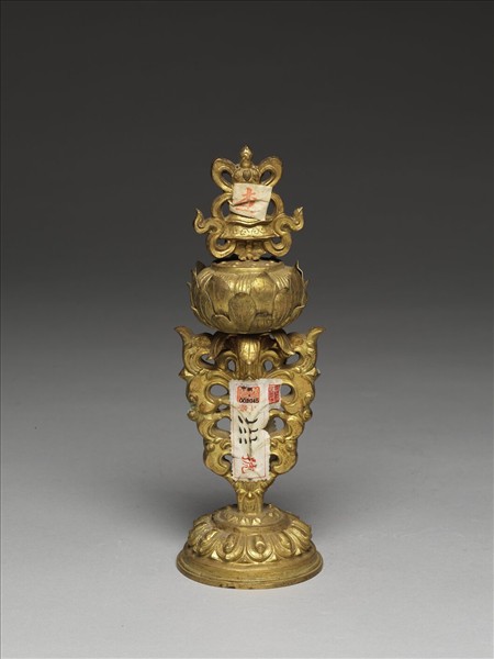 銅鍍金八寶（寶傘）