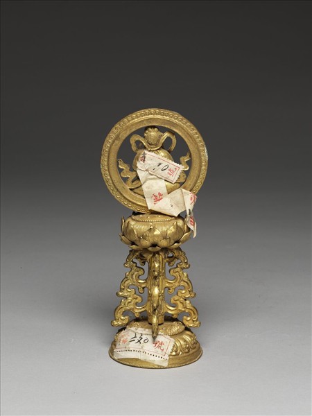 銅鍍金七政寶（玉女）