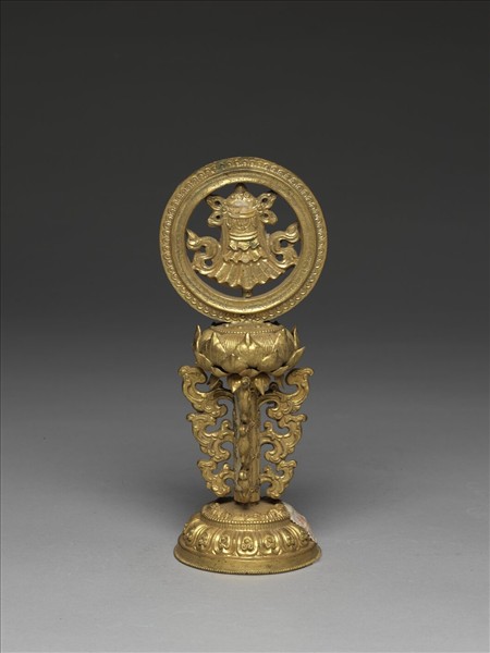 銅鍍金八寶（寶傘）