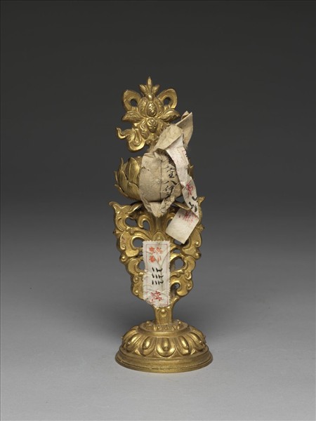 銅鍍金八寶（蓮花）