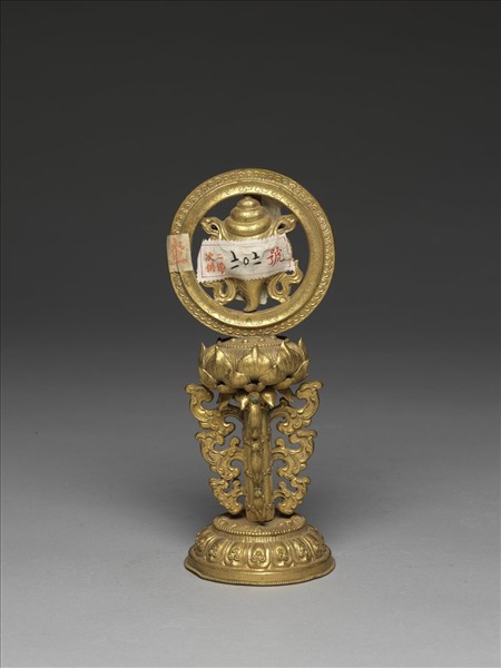 銅鍍金八寶（法螺）