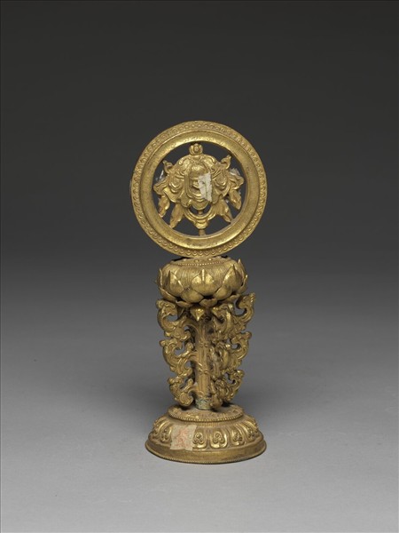 銅鍍金八寶（華蓋）