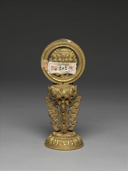 銅鍍金八寶（蓮花）