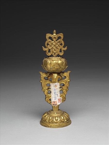 銅鍍金八寶（盤長）