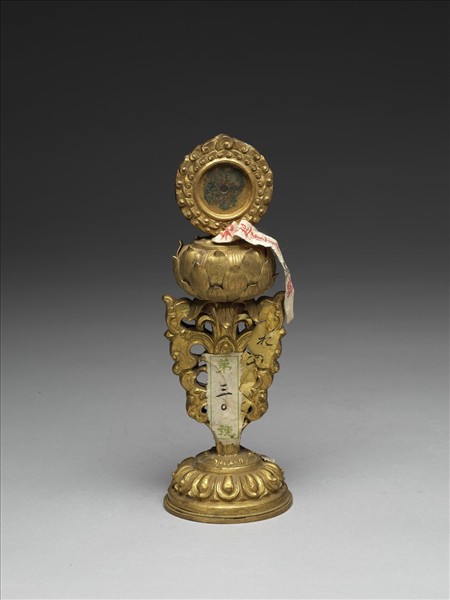 銅鍍金八寶（法輪）