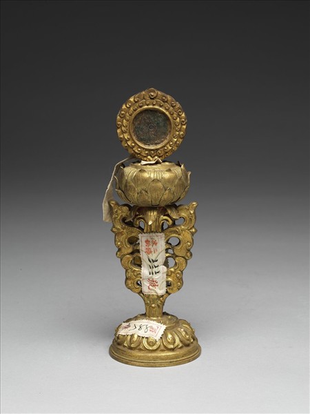 銅鍍金八寶（法輪）