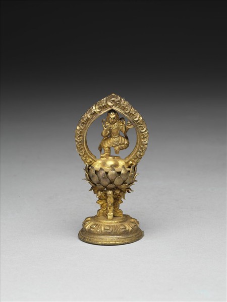 銅鍍金供養天女（八件）