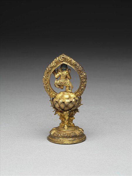 銅鍍金供養天女（八件）